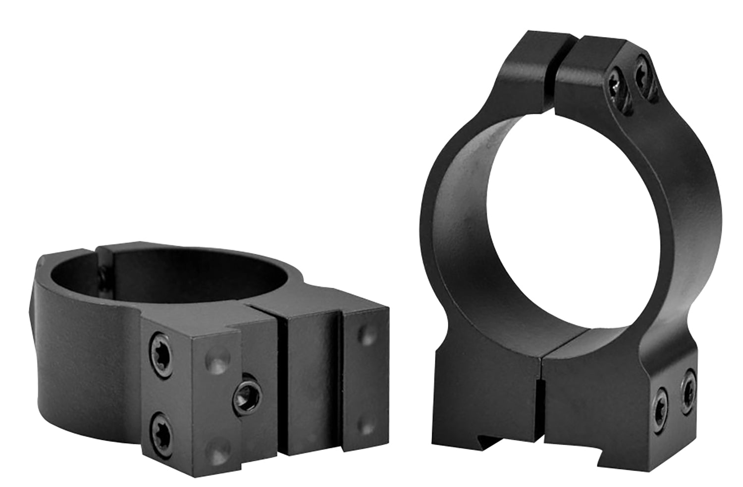 Warne Maxima 14B1M Steel 30mm Medium Vertical Split Dovetail Scope Rings Matte Black CZ 527