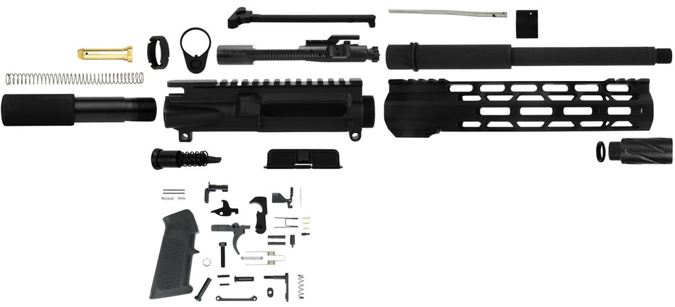 TacFire SSPK300LPK10 .300 AAC Blackout AR Pistol Platform Build Kit Black Parkerized Sports South Exclusive