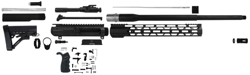 TacFire SSRK65CRDLPK20BN 6.5 Creedmoor AR Platform Rifle Build Kit Black Nitride Sports South Exclusive