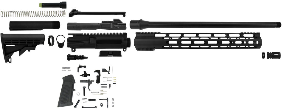 TacFire SSRK45ACPLPK .45 ACP AR Platform Rifle Build Kit Black Nitride Aluminum Sports South Exclusive