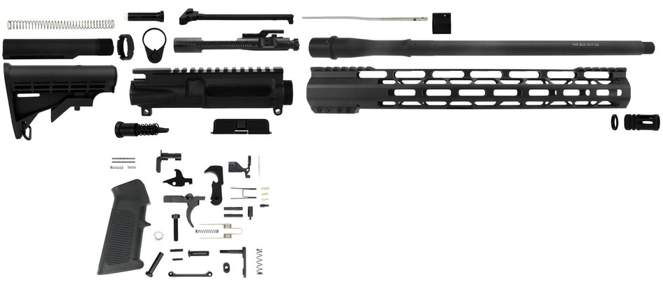 TacFire SSRK300LPK 300 Blackout AR Platform Rifle Build Kit Black Nitride Aluminum Sports South Exclusive