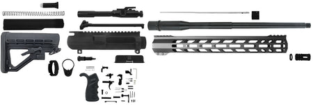TacFire SSRK308LPK18BN 308 Winchester AR-10 Rifle Build Kit 18" Barrel Black Nitride Sports South Exclusive