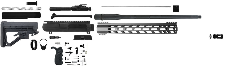 TacFire SSRK308LPK20BN 308 Winchester AR-10 20" Rifle Build Kit Black Nitride Sports South Exclusive