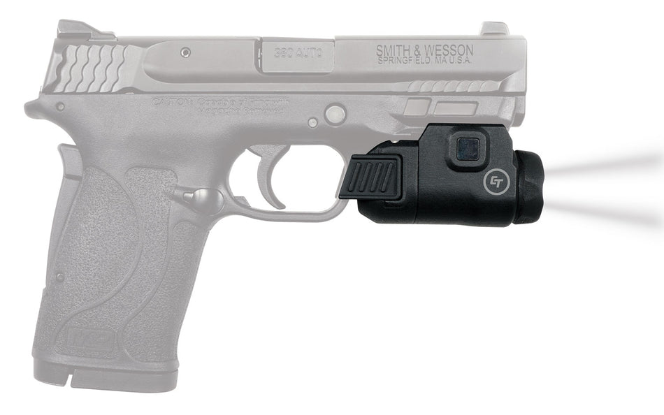 Crimson Trace Rail Master Tactical Firearm Light 200 Lumens White LED Picatinny Rail Black Polymer