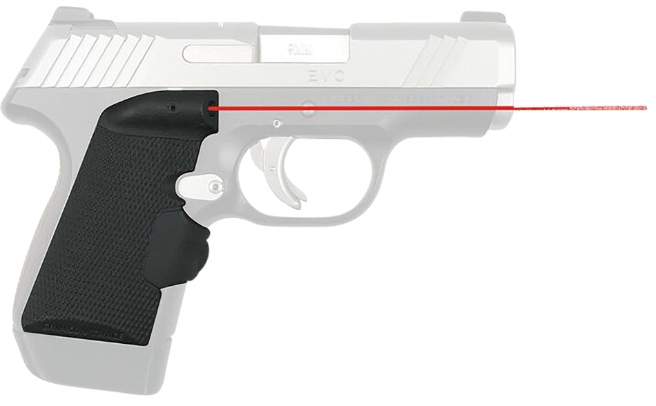 Crimson Trace Lasergrips Kimber EVO SP/TLE/Raptor Red Laser Black Polymer Grip Set