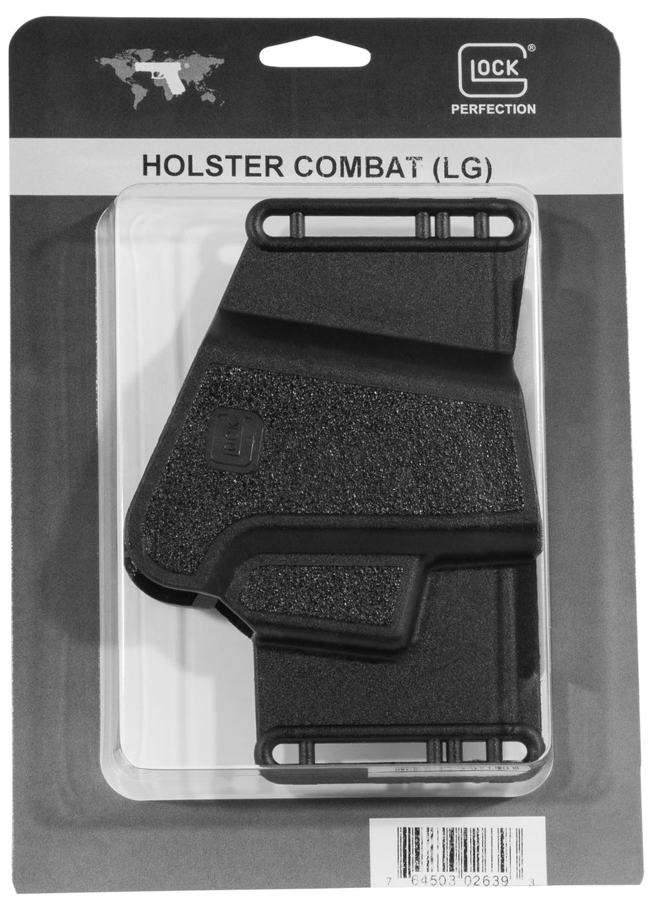 Glock HO02639 Sport Combat Outside Waistband Black Polymer Holster Fits Glock 10mm, .45ACP & .45GAP Ambidextrous