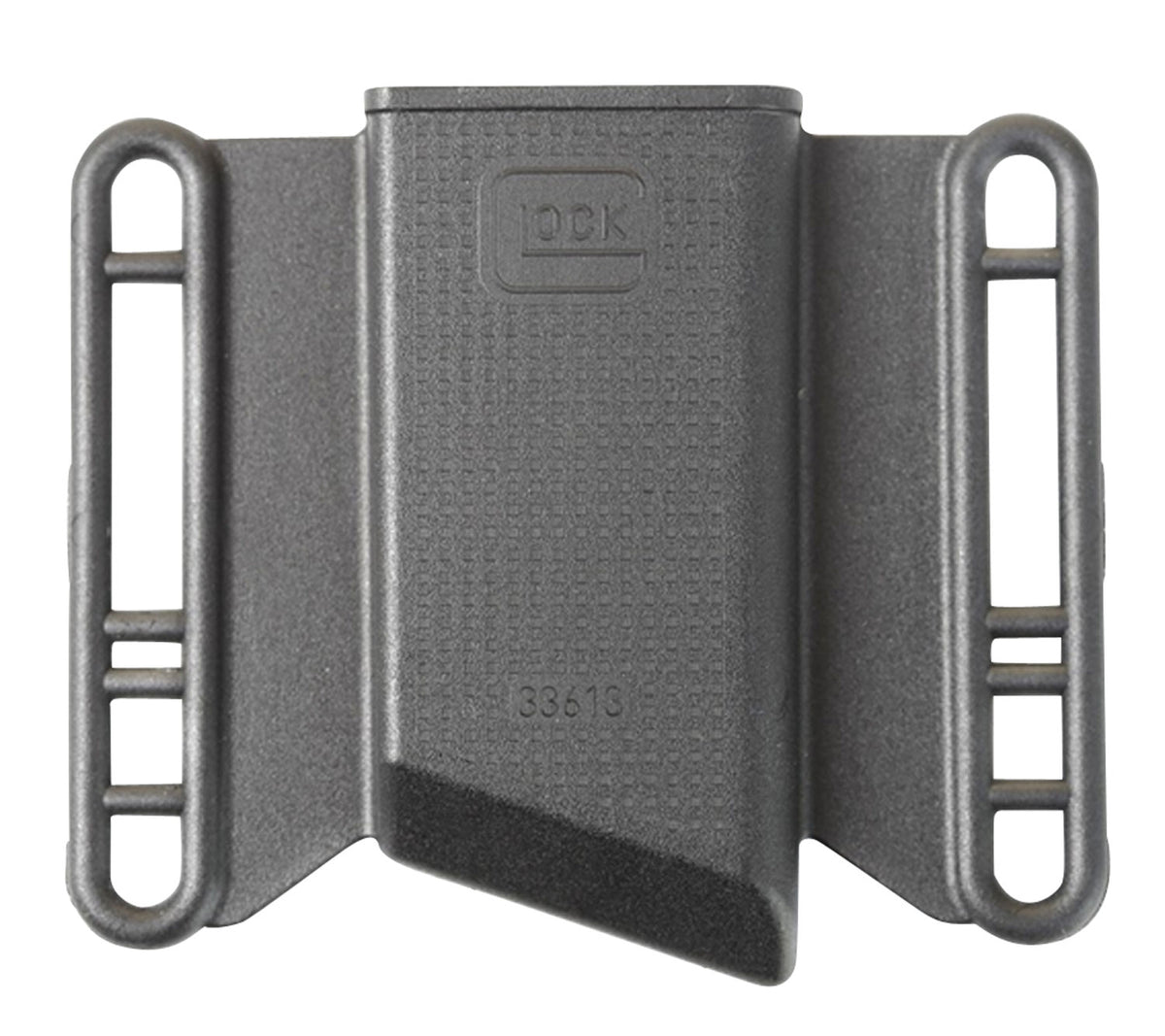 Glock MP033613 Black Polymer OWB Magazine Pouch Belt Slide Up To 2.25" Wide Fits Glock 43 Mags