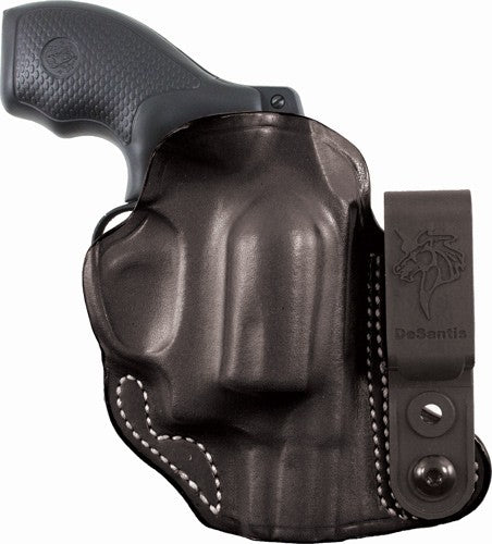 DeSantis Flex-Tuk Tuckable IWB Leather Holster Smith & Wesson J Frame 2-Inch Black