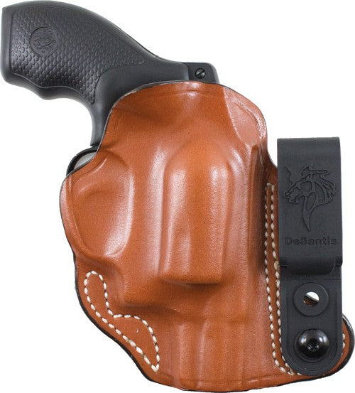 DeSantis Flex-Tuk Tuckable IWB Leather Holster Smith & Wesson J Frame 2-Inch Tan