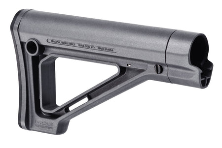 Magpul MOE Fixed Carbine Stock Gray Synthetic AR-15/M16/M4 Mil-Spec Tube - MAG480-GRY