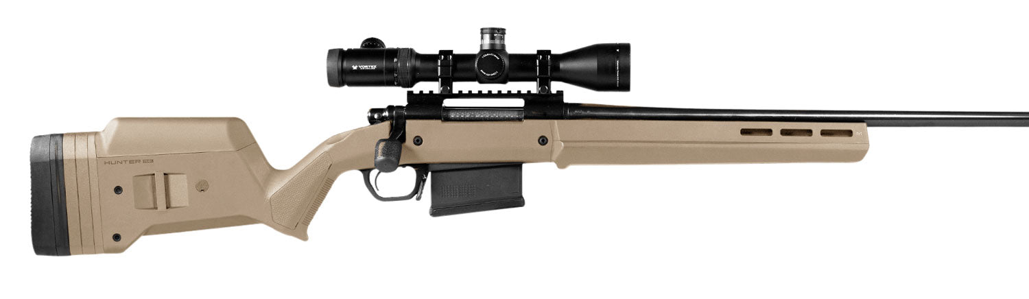 Magpul Hunter 700L Adjustable Comb Stock FDE Synthetic for Remington 700 Long Action - MAG483-FDE