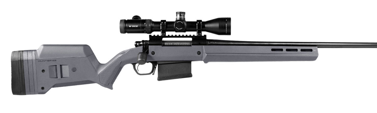 Magpul Hunter 700L Adjustable Comb Stock Stealth Gray Synthetic for Remington 700 Long Action - MAG483-GRY