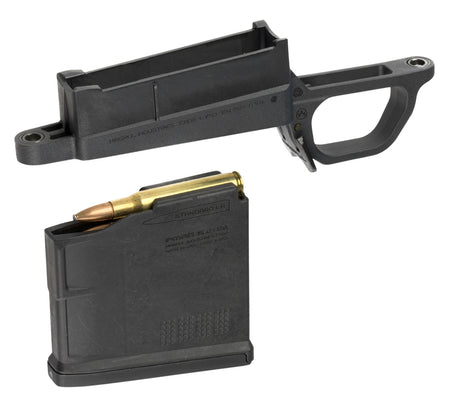 Magpul MAG489-BLK Hunter 700L Stock Drop-In Bolt Action Magazine Well Black Polymer with PMAG5 AC Magazine