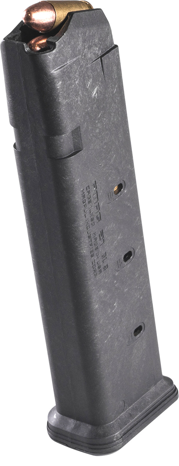 Magpul MAG661BLK PMAG 21rd GL9 9mm Luger Magazine for Glock 17/19/26/34/45 Full-Size and Compact Models Black