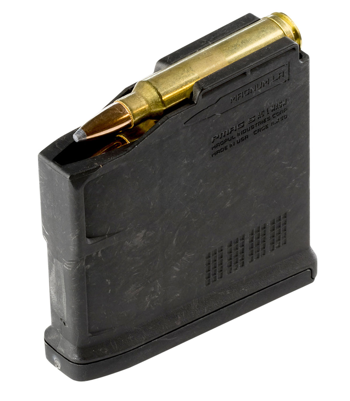 Magpul MAG698BLK PMAG Magnum 5rd AICS 300 Win Mag / 264 Win Mag / 7mm Rem Bolt Action Rifle Magazine Black