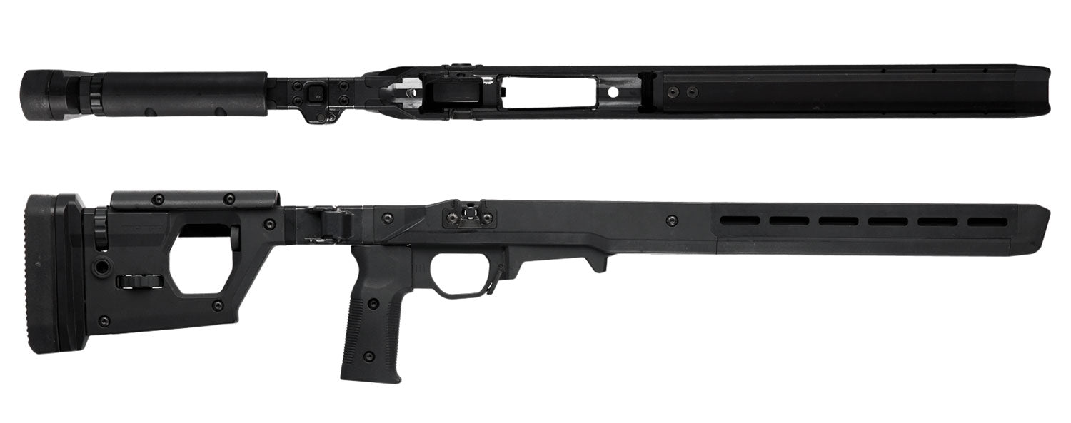 Magpul Pro 700 Folding Precision Rifle Stock Black Aluminum Skeleton Remington 700 SA