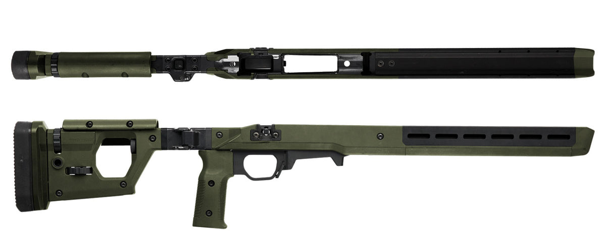 Magpul Pro 700 Folding Precision Rifle Stock OD Green Aluminum Skeleton Remington 700 SA
