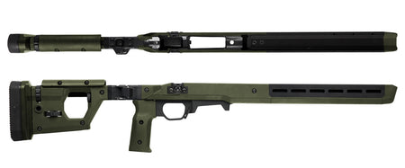 Magpul Pro 700 Folding Precision Rifle Stock OD Green Aluminum Skeleton Remington 700 SA