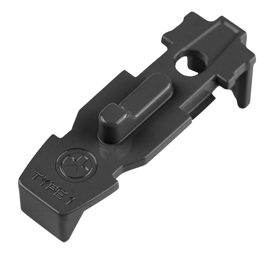 Magpul MAG803-BLK PMAG Tactile Lock-Plate Type 1 1/8" Single Ridge Black Finish for AR/M4 GEN M3 Mags 5 Per Pack