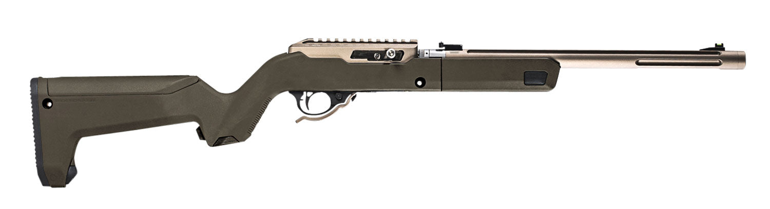 Magpul X-22 Backpacker OD Green Synthetic Stock for Ruger 10/22 Takedown Rifle