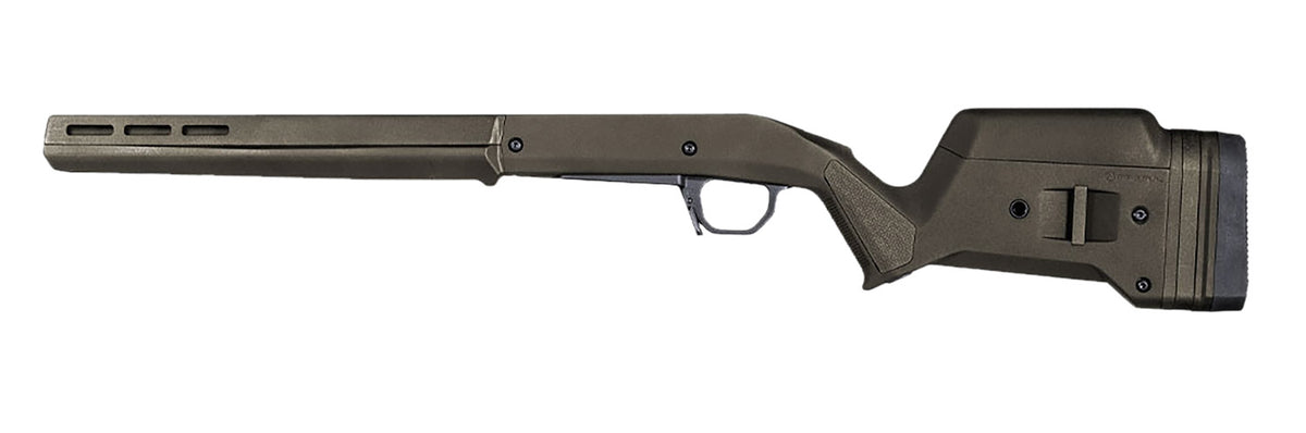 Magpul Hunter American Fixed Stock OD Green with Aluminum Bedding Block & Adjustable Comb for Ruger American Short Action