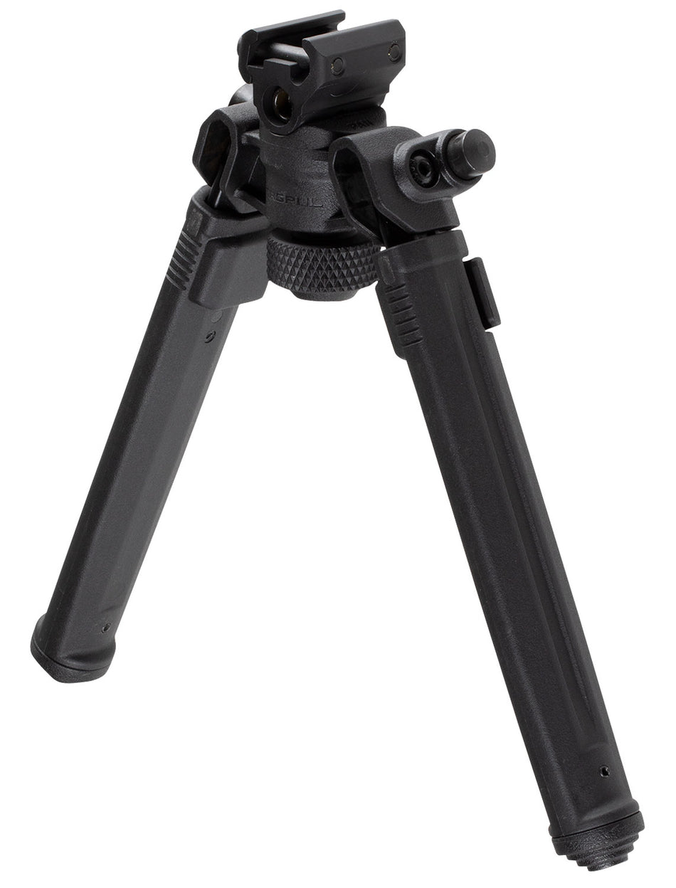 Magpul MAG941-BLK Black Picatinny Rail Bipod with Rubber Feet, 6.80-10.30" Vertical Range