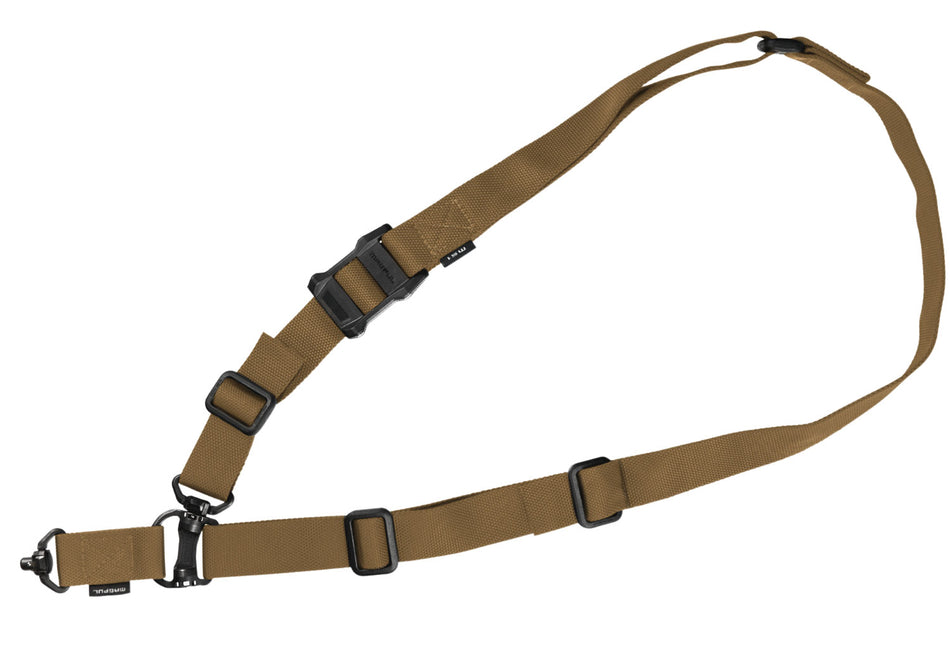 Magpul MS4 QDM Sling Coyote Tan Adjustable 48"-60" OAL One-Two Point AR Platform