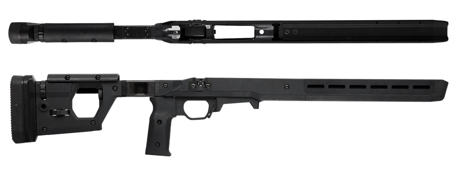 Magpul Pro 700 Precision Rifle Chassis Fixed Stock Black Aluminum Bedding Block for Remington 700 SA