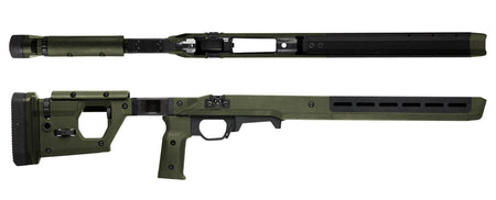 Magpul Pro 700 Precision Rifle Chassis Fixed Stock OD Green Aluminum Bedding Block Remington 700 SA