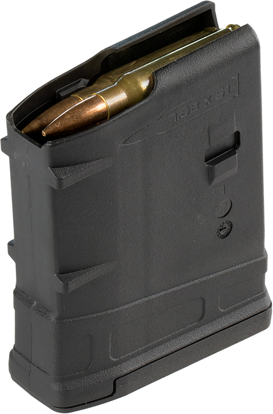 Magpul MAG290BLK PMAG 10 GEN M3 10rd .308 Win/7.62x51mm SR25 M110 Pattern Rifle Magazine Black Polymer