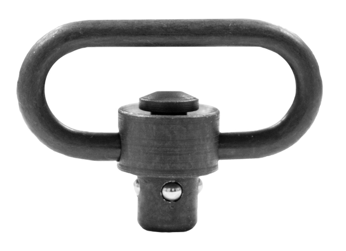 GrovTec GTSW107 1.5" Black Phosphate Steel Heavy Duty Push Button Swivel