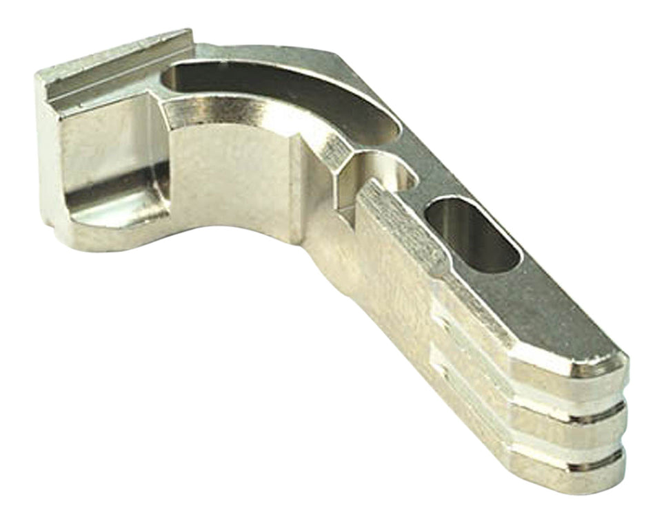Cross Armory CRGMCSV Glock Gen1-3 P80 Extended Mag Catch Silver Anodized 7075 Aluminum
