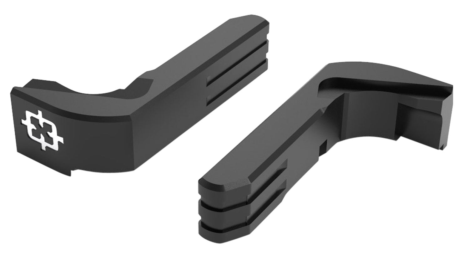 Cross Armory CRGMCBK Glock Gen1-3 P80 Extended Mag Catch Black Anodized 7075 Aluminum