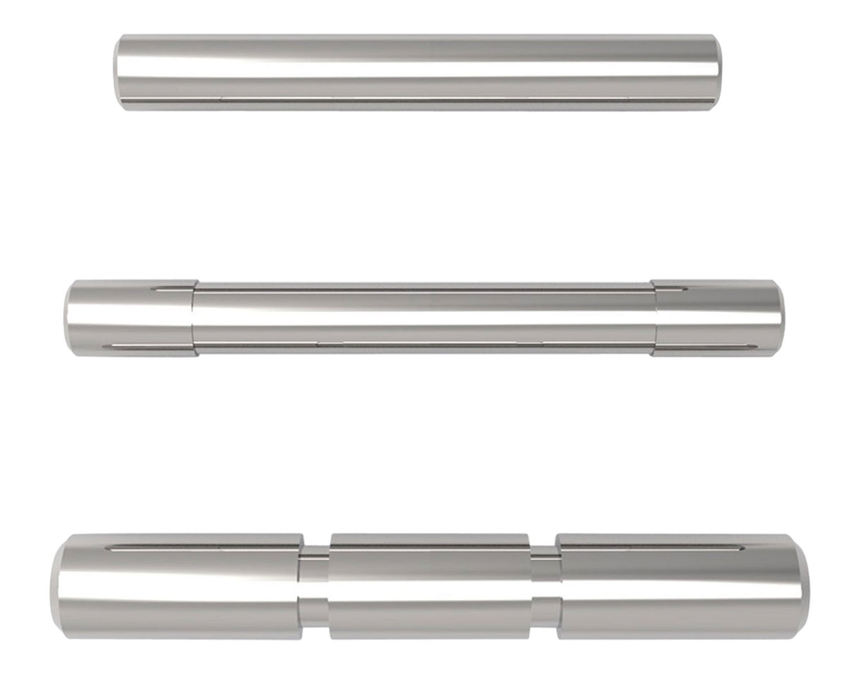 Cross Armory 3 Pin Set Compatible with Glock Gen1-3 – Silver Steel Finish