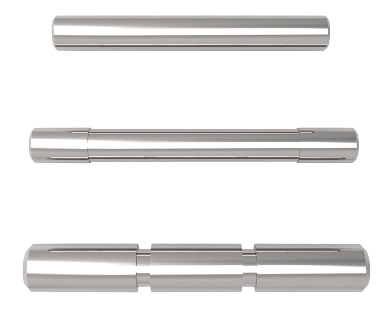 Cross Armory 3 Pin Set Compatible with Glock Gen1-3 – Silver Steel Finish