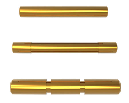 Cross Armory 3 Pin Set Compatible with Glock Gen1-3 – Gold Steel Finish