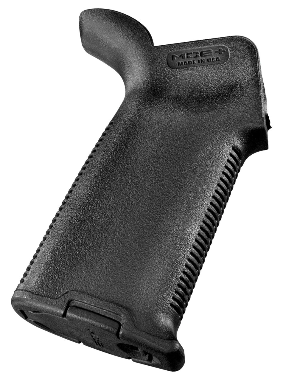 Magpul MOE+ Grip Black Rubber Overmolded Polymer for AR-15/AR-10/M16/M4/M110/SR25
