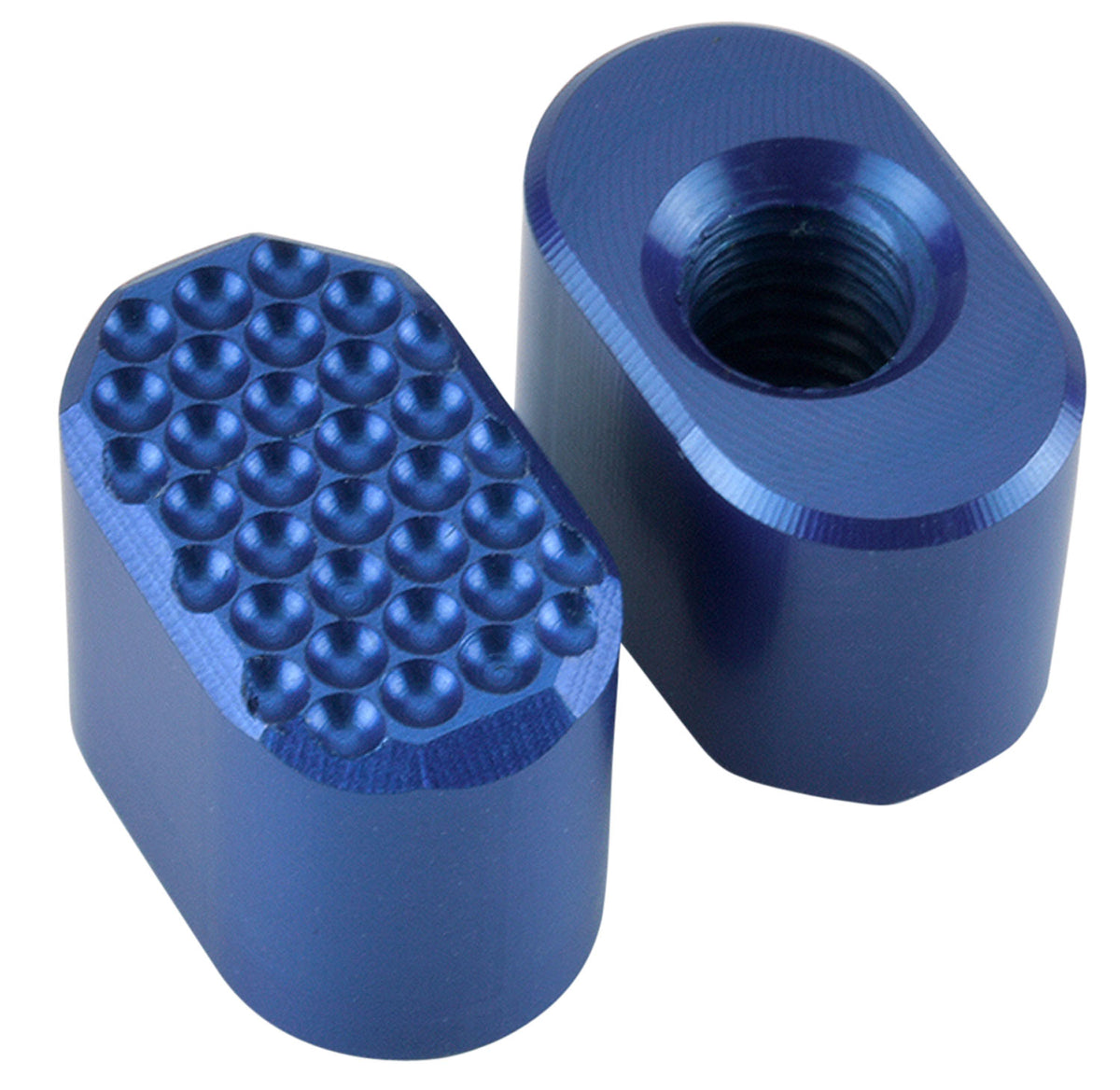 Phase 5 PMRBLUEDIMPLED Dimpled Mag Release Button Blue 6061-T6 Billet Aluminum Drop-In