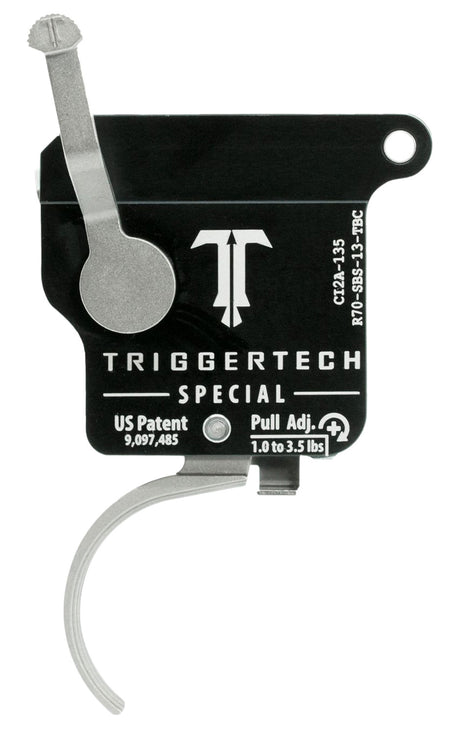 TriggerTech Special Single-Stage Traditional Curved Trigger 1-3.5 lb Pull Rem 700 Right R70SBS13TBC