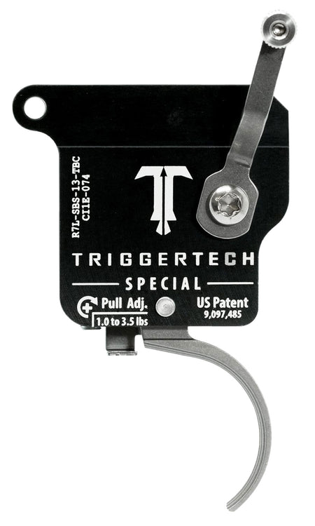 TriggerTech Special Single-Stage Traditional Curved Trigger 1-3.5 lb Pull Rem 700 Left R7LSBS13TBC