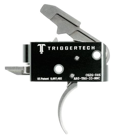 TriggerTech Competitive Primary Two-Stage Traditional Curved Trigger 3.5 lb Pull AR-15 AR0TBS33NNC