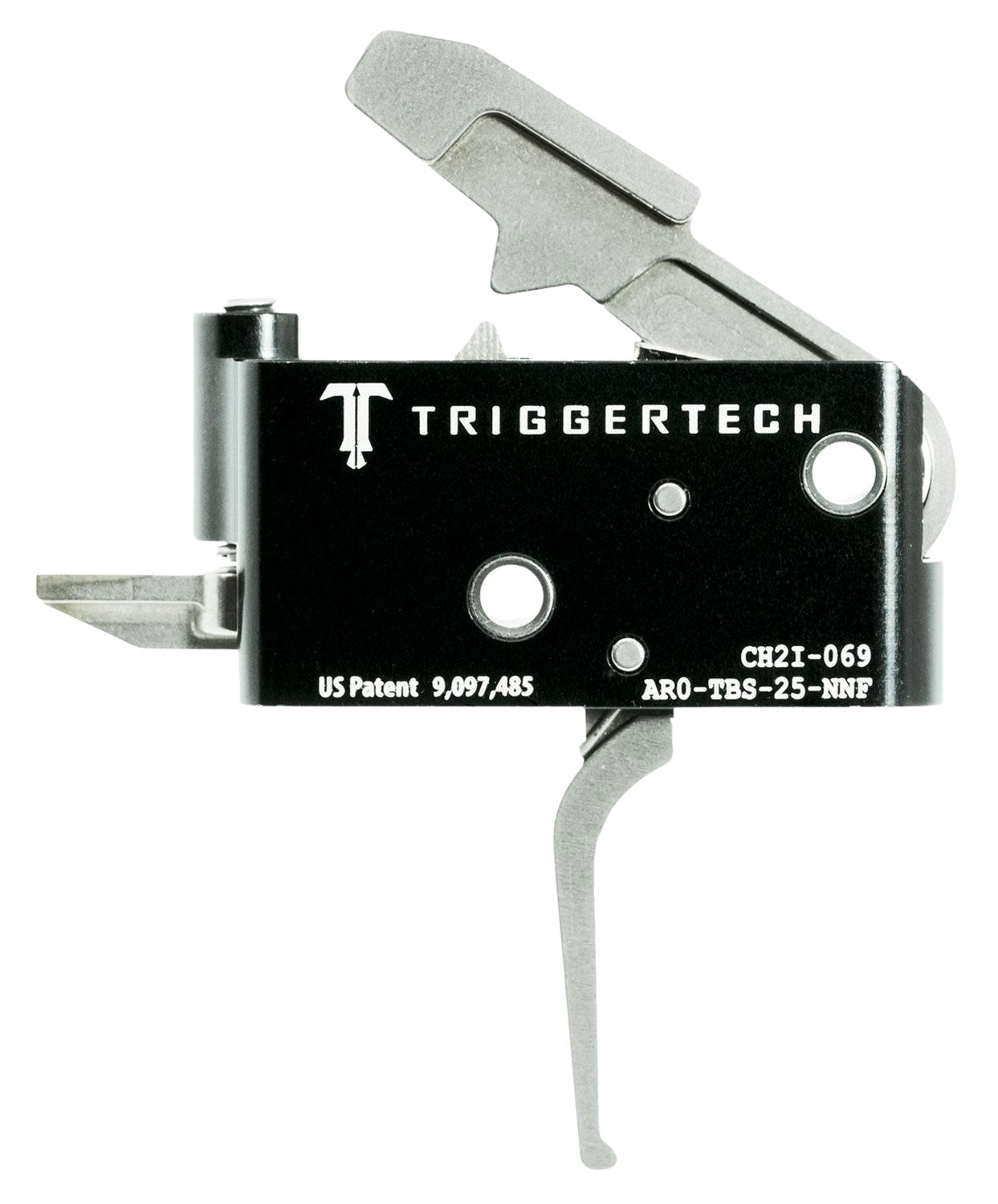 TriggerTech Adaptable Primary Two-Stage Flat Trigger 2.5-5 lb Pull AR-15 AROTBS25NNF
