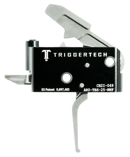 TriggerTech Adaptable Primary Two-Stage Flat Trigger 2.5-5 lb Pull AR-15 AROTBS25NNF
