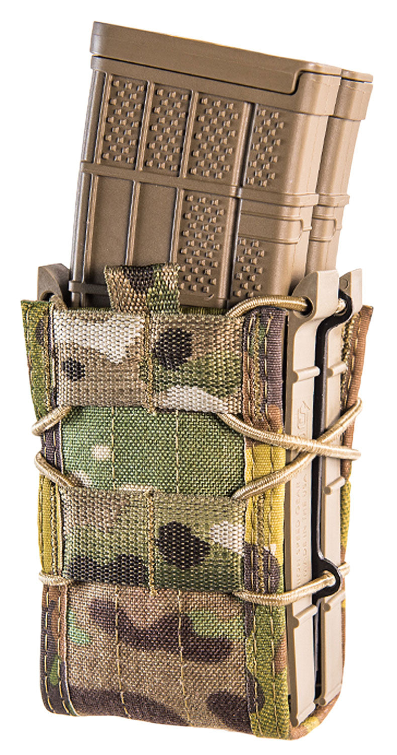 High Speed Gear 112R00MC TACO X2R MultiCam MOLLE Double Rifle Magazine Pouch Polymer Brackets