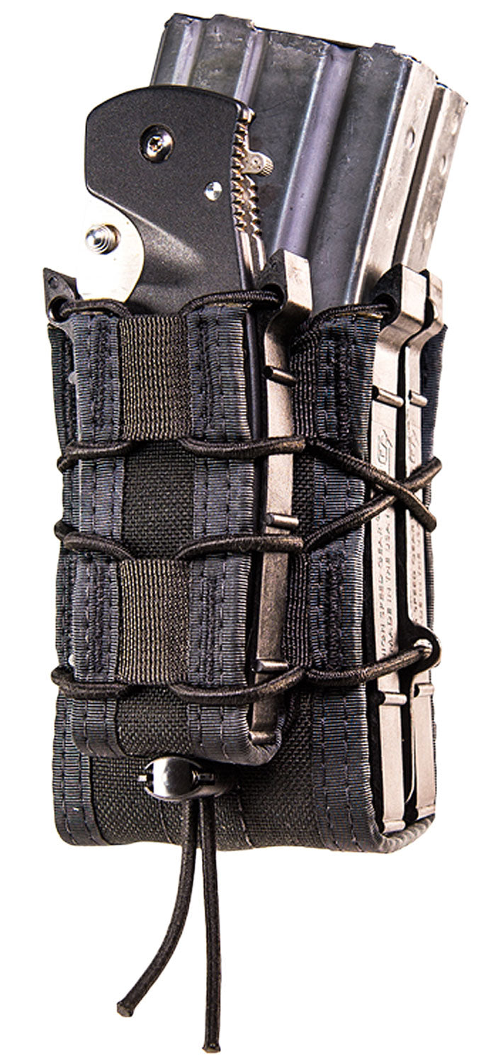 High Speed Gear 112RP0BK TACO X2RP Black MOLLE Triple Magazine Pouch 2 Rifle 1 Pistol Nylon