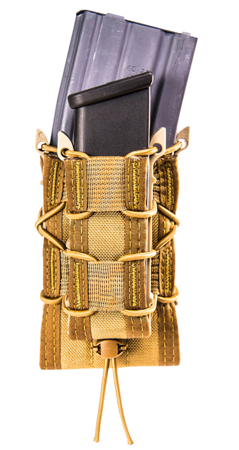 High Speed Gear 11DD00CB TACO Double Decker Coyote Brown MOLLE Magazine Pouch Rifle Pistol Nylon
