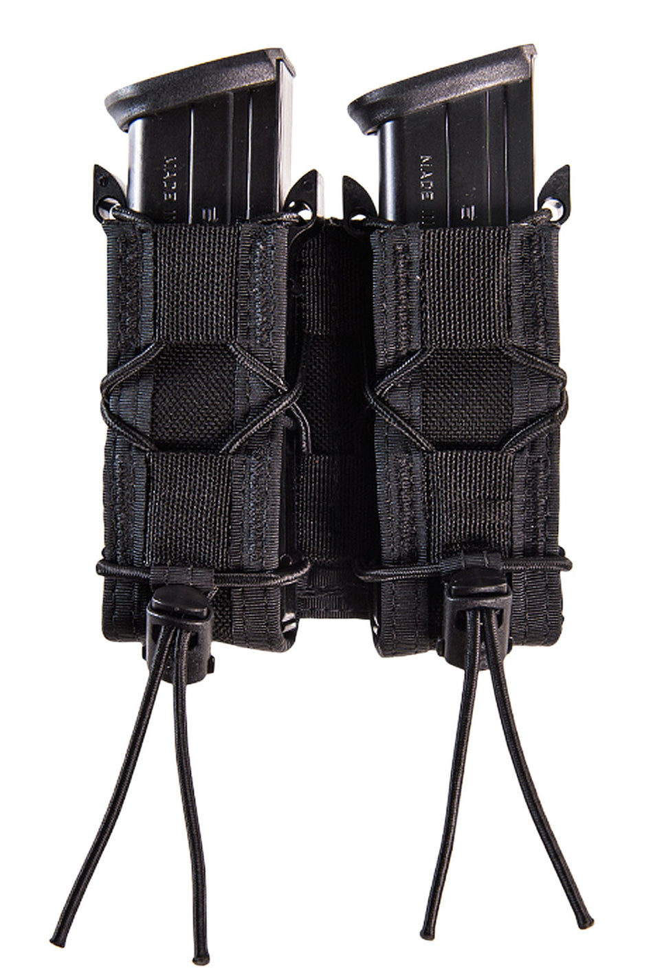 HSGI 11PT02BK TACO Double Pistol Magazine Pouch Black Nylon MOLLE 2" Belt