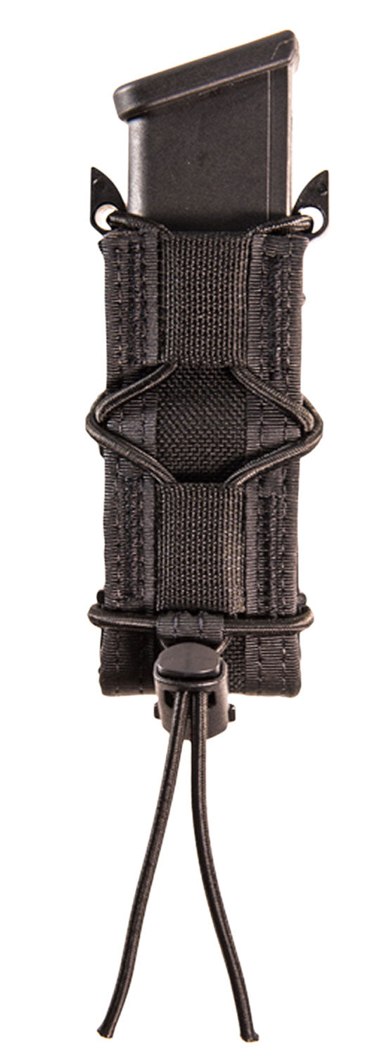HSGI 13PT10BK TACO Single Pistol Magazine Pouch Black Nylon Belt Compatible