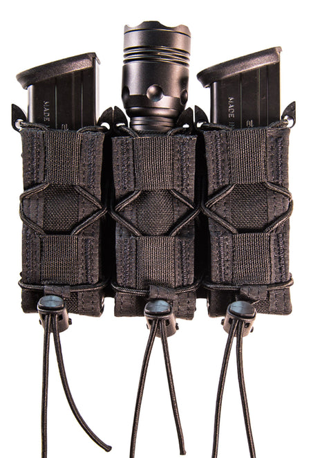 High Speed Gear 13PT13BK Triple Pistol TACO Magazine Pouch Black Belt Compatible