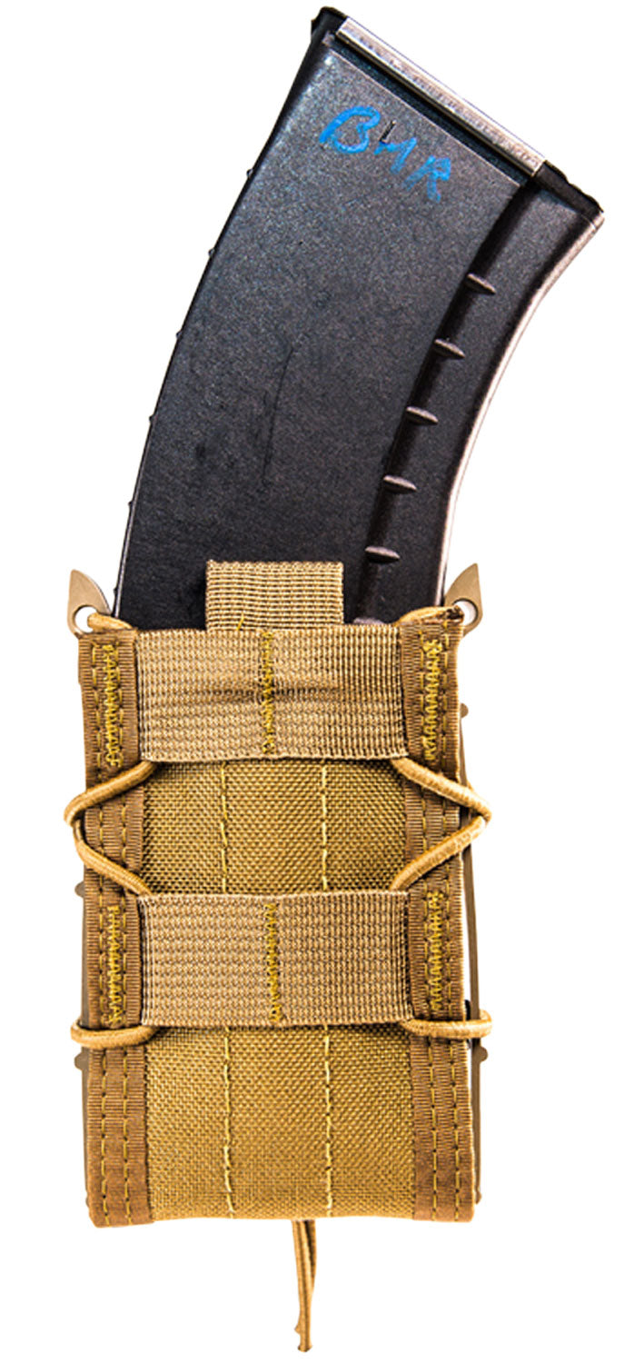 High Speed Gear 13TA10CB Single Rifle TACO Magazine Pouch Coyote Brown Belt Compatible